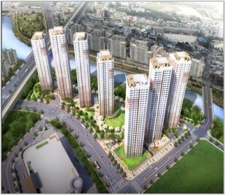 춘천시 온의동 롯데캐슬 아파트 신축 